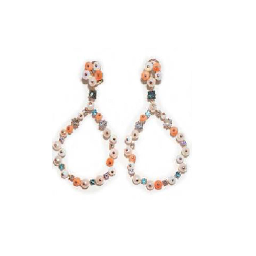 Paolo Piovan Earrings in White Gold with Diamonds, Japan Pearls and, Opals - Made in Paradise Luxury