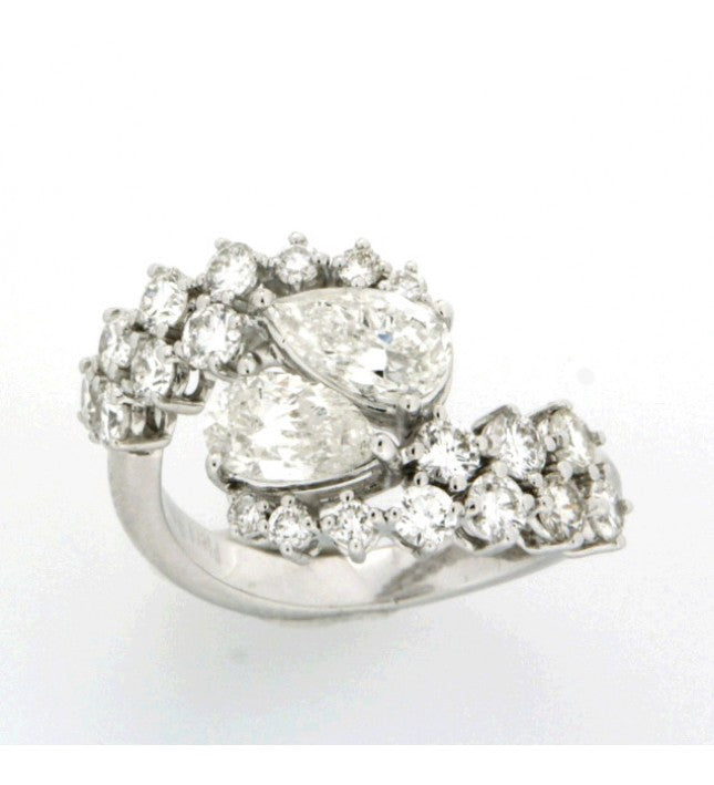 Piero Milano 18K White Gold Diamonds Ring - Made in Paradise Luxury