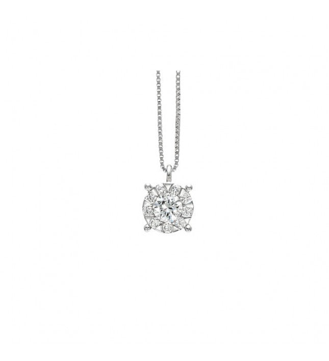 Piero Milano 18K White Gold Solitaire Necklace - Made in Paradise Luxury