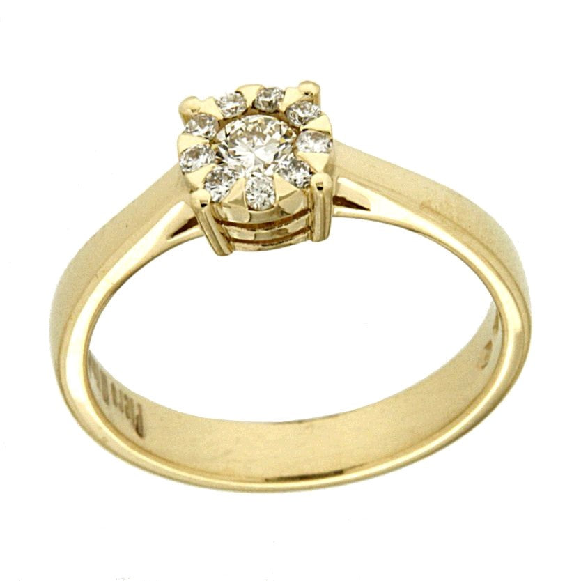 Piero Milano 18K Yellow Gold Solitaire Ring - Made in Paradise Luxury