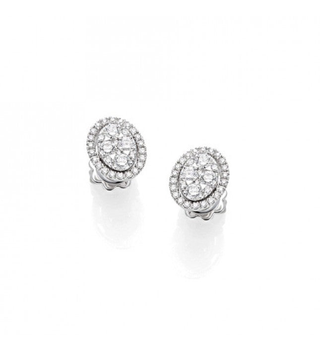Piero Milano 18K White Gold Diamonds Earrings - Made in Paradise Luxury